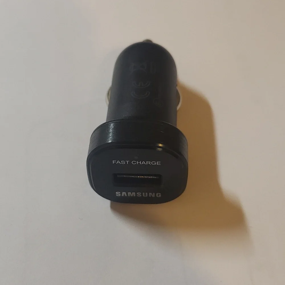 Car charger, Samsung, Black